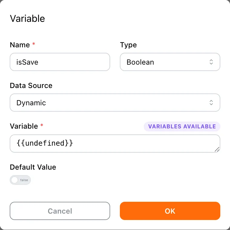 set-variables